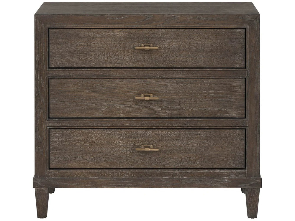 
                      
                        Cocoa Nightstand - Three Drawers
                      
                    
