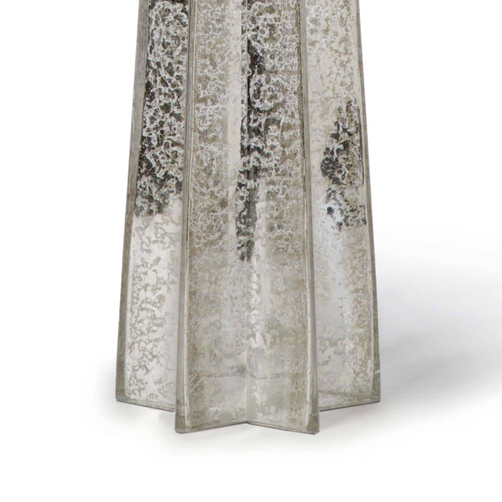 
                      
                        Glass Star Table Lamp (Antique Mercury).
                      
                    