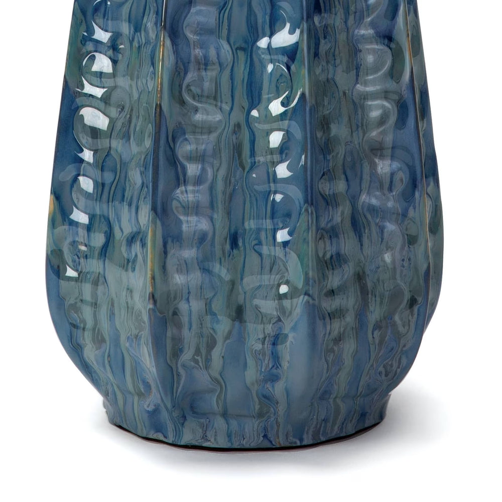 
                      
                        Antigua Ceramic Table Lamp (Blue).
                      
                    