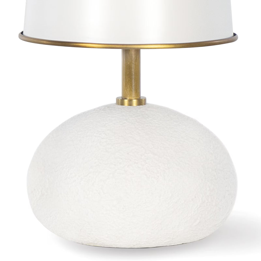 
                      
                        Hattie Concrete Mini Lamp (White and Natural Brass)
                      
                    