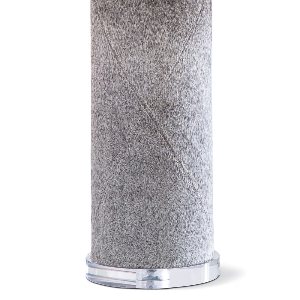 
                      
                        Andres Column Table Lamp (Grey).
                      
                    