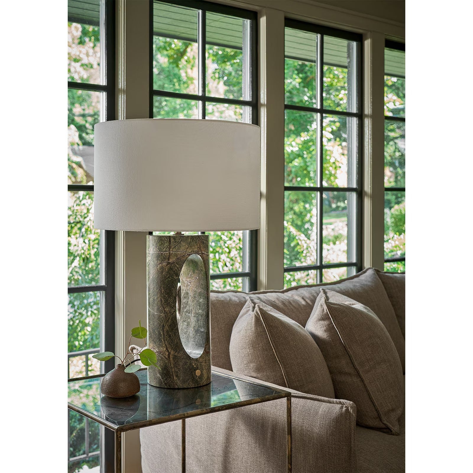 Portia Marble Table Lamp - Thumbnail 4