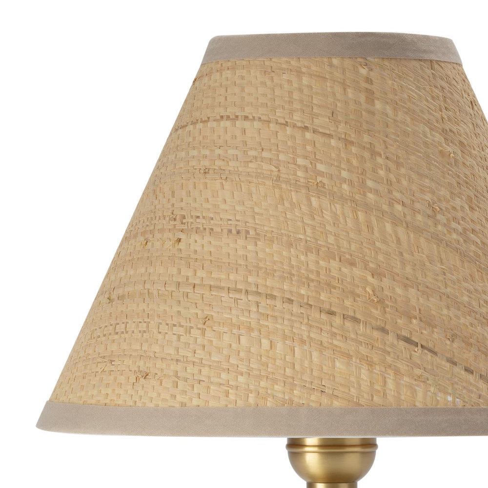 
                      
                        Giorgio Crystal Mini Lamp (Natural Brass with Rattan Shade).
                      
                    