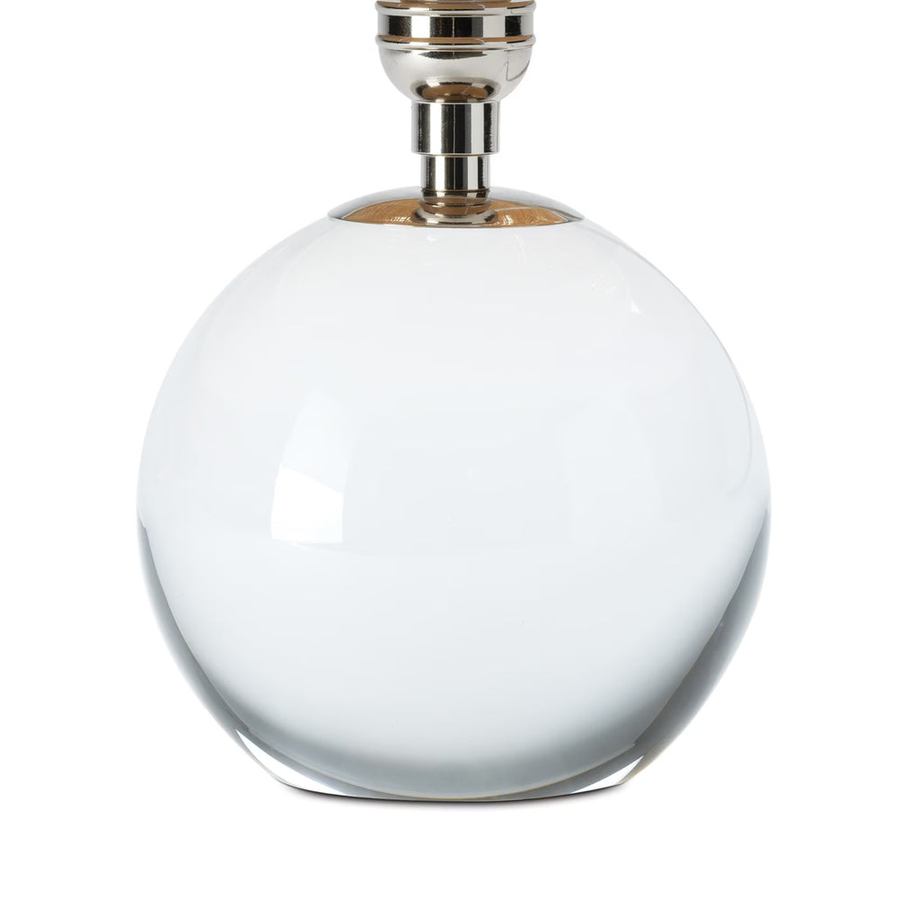 
                      
                        Giorgio Crystal Mini Lamp (Polished Nickel with Rattan Shade).
                      
                    