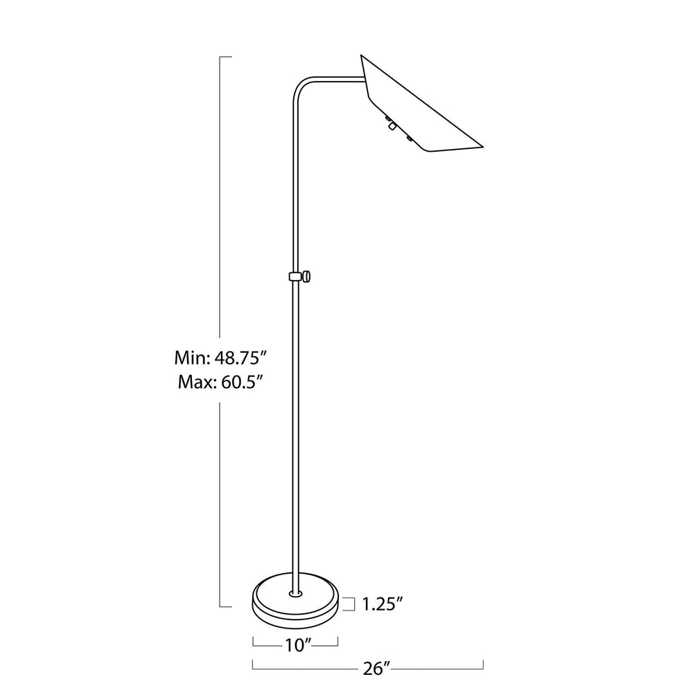 
                      
                        Vest Floor Lamp (Blackened Brass and Natural Brass)
                      
                    