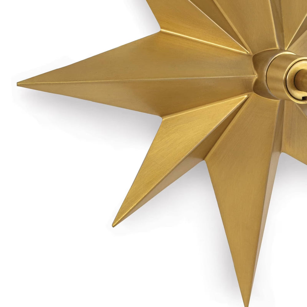 
                      
                        Etoile Sconce (Natural Brass).
                      
                    