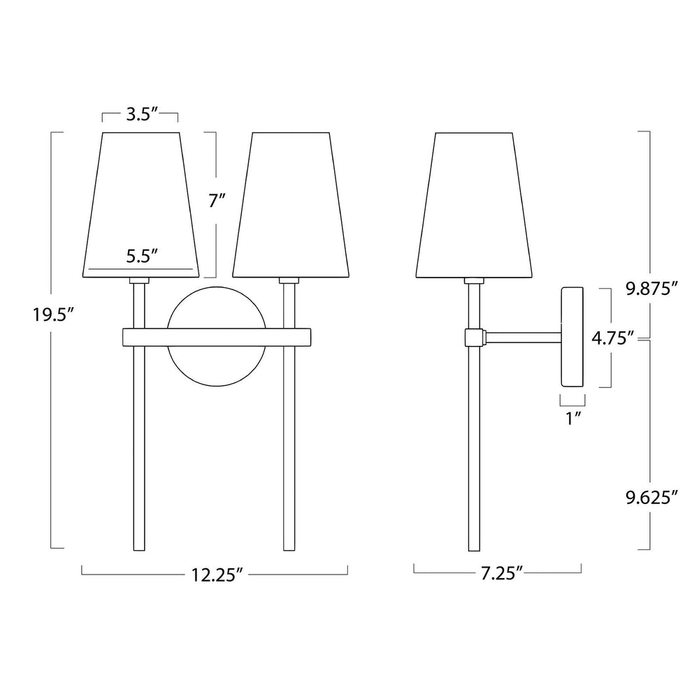 
                      
                        Toni Sconce Double
                      
                    