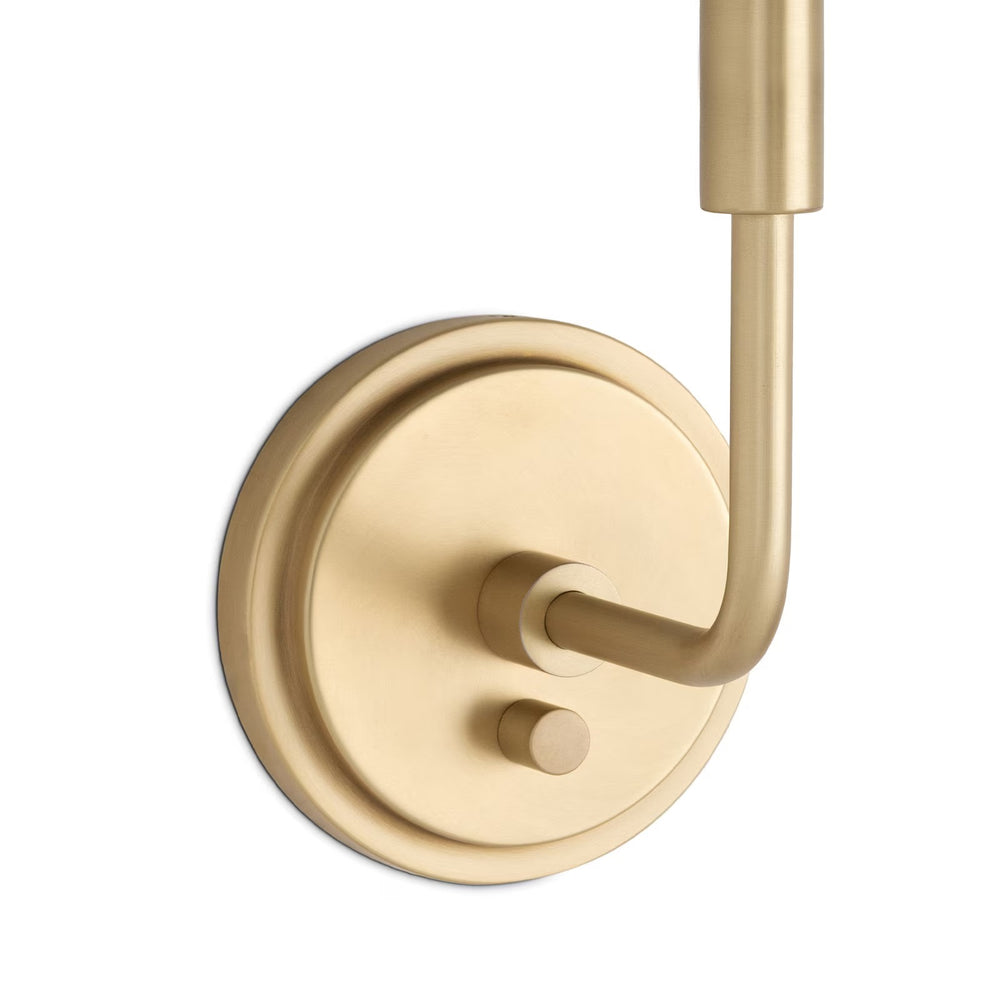 
                      
                        Polly Sconce Single (Natural Brass with Rattan Shade)
                      
                    