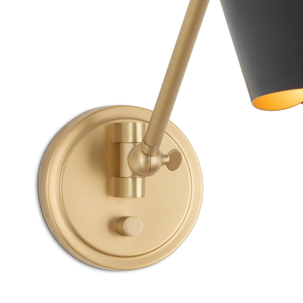 
                      
                        Vest Single Arm Sconce (Blackened Brass and Natural Brass)
                      
                    