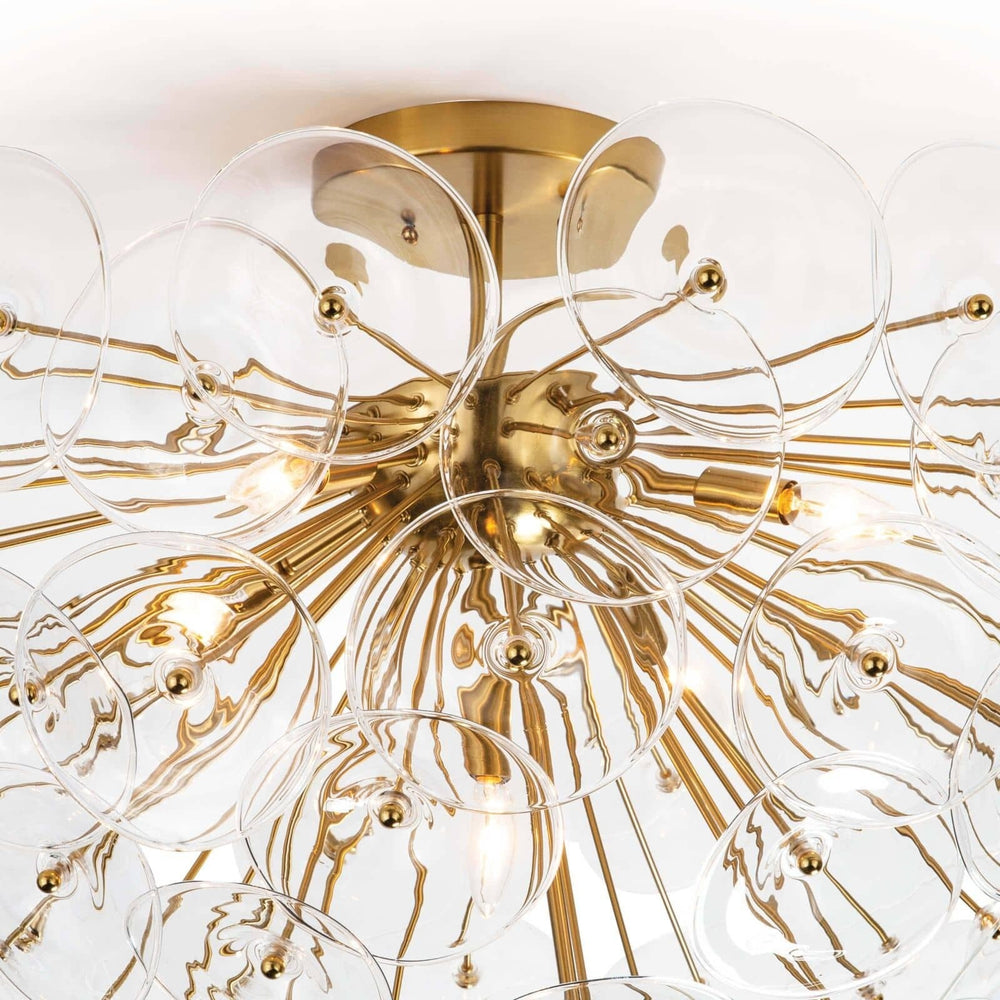 
                      
                        Poppy Glass Semi Flush Mount (Clear)
                      
                    