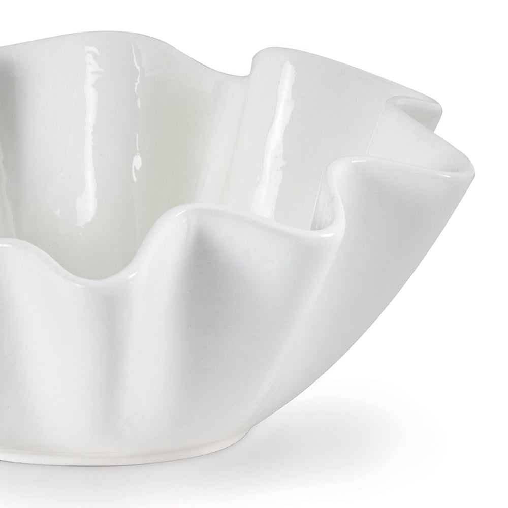 
                      
                        Ruffle Ceramic Bowl Medium.
                      
                    