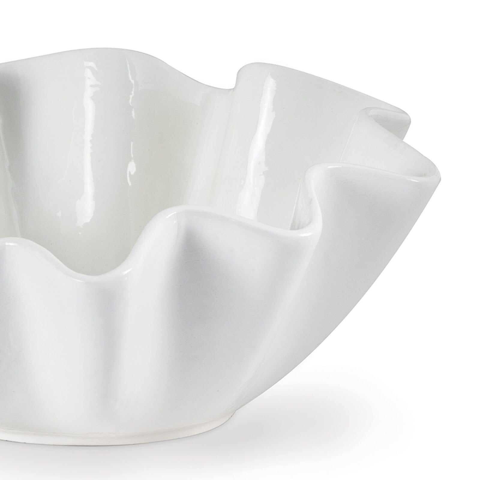 Ruffle Large Ceramic Bowl - Thumbnail 3