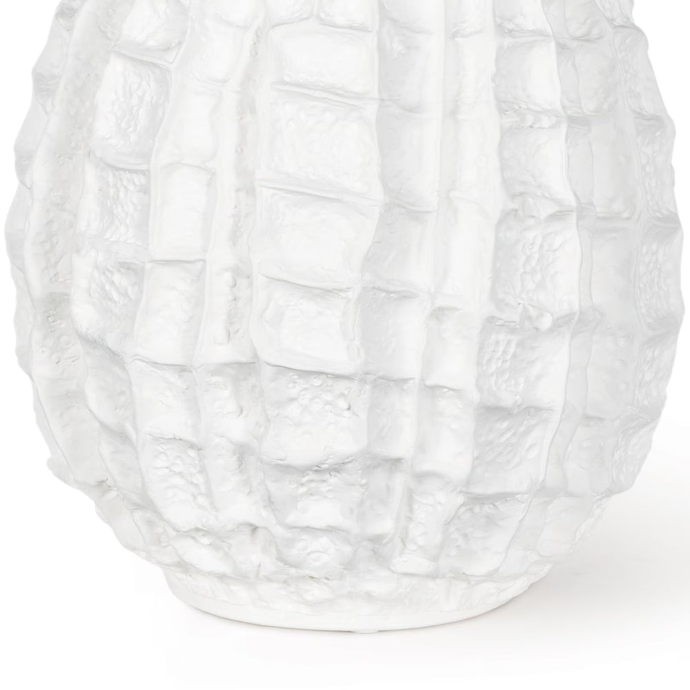 
                      
                        Caspian Ceramic Vase (White).
                      
                    