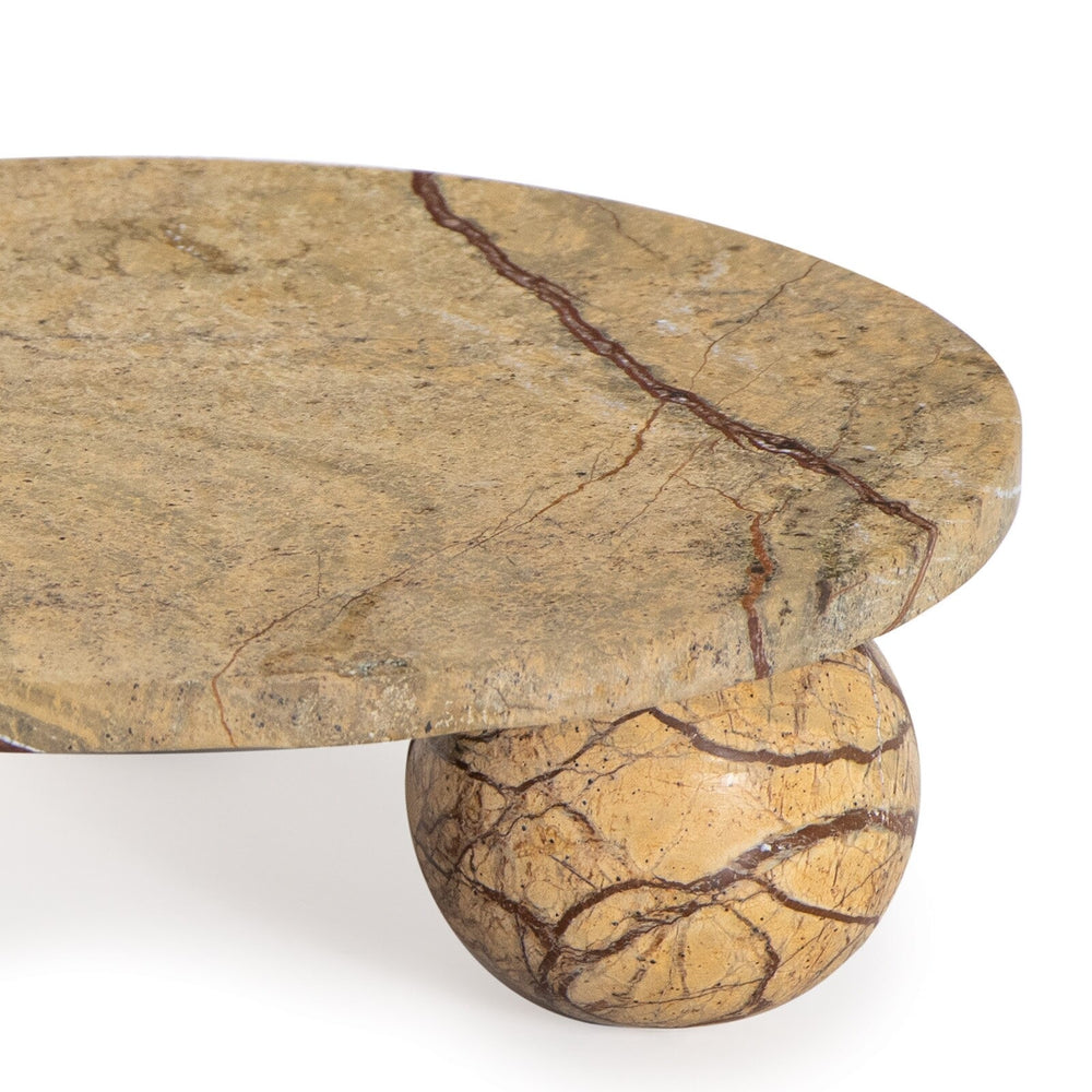 
                      
                        Marlow Marble Plate Small (Brown).
                      
                    