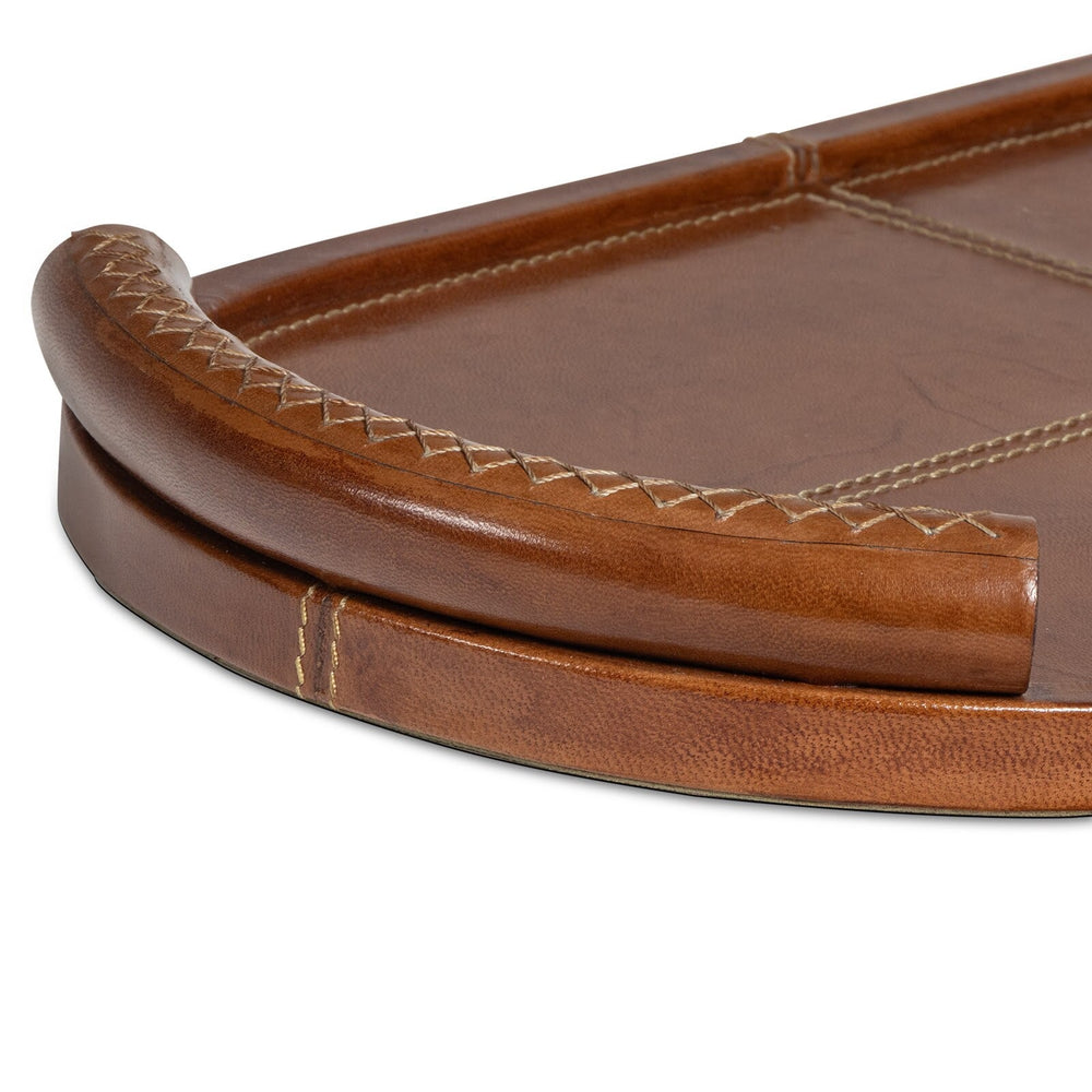 
                      
                        Forte Leather Tray Oval (Cognac).
                      
                    
