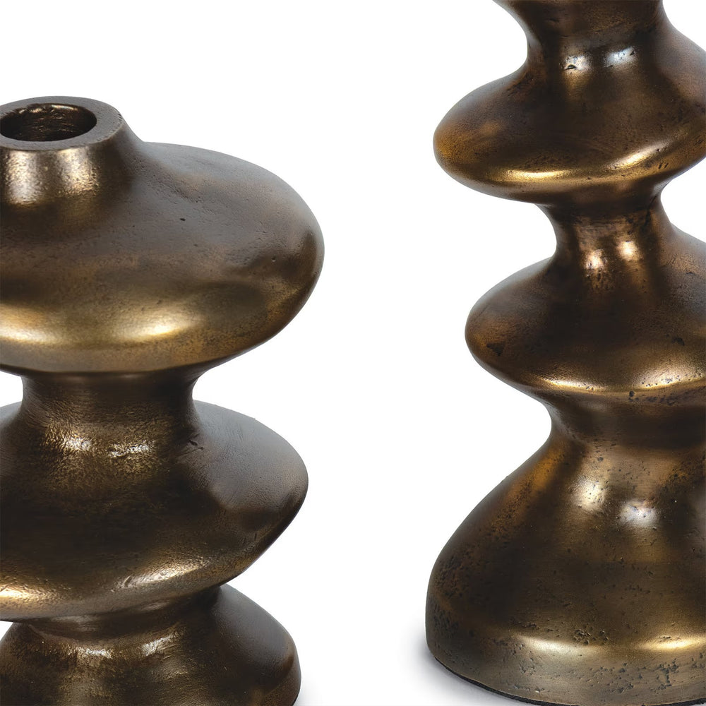 
                      
                        Blobby Candle Set (Brass).
                      
                    