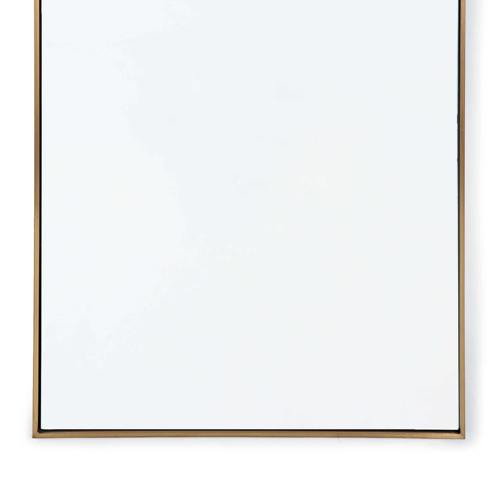 
                      
                        Hanging Rectangle Mirror (Natural Brass).
                      
                    