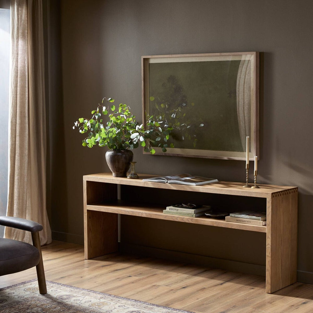 Hathaway Console Table - Toasted Ash Thick Veneer