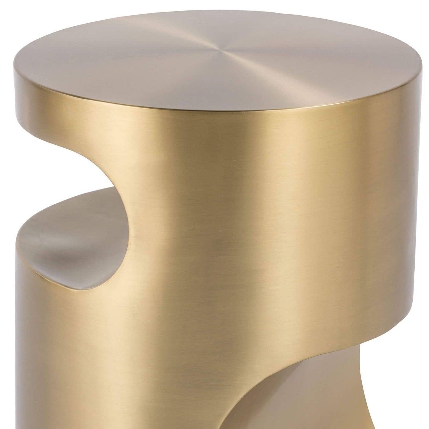 Nathan Side Table (Brass)