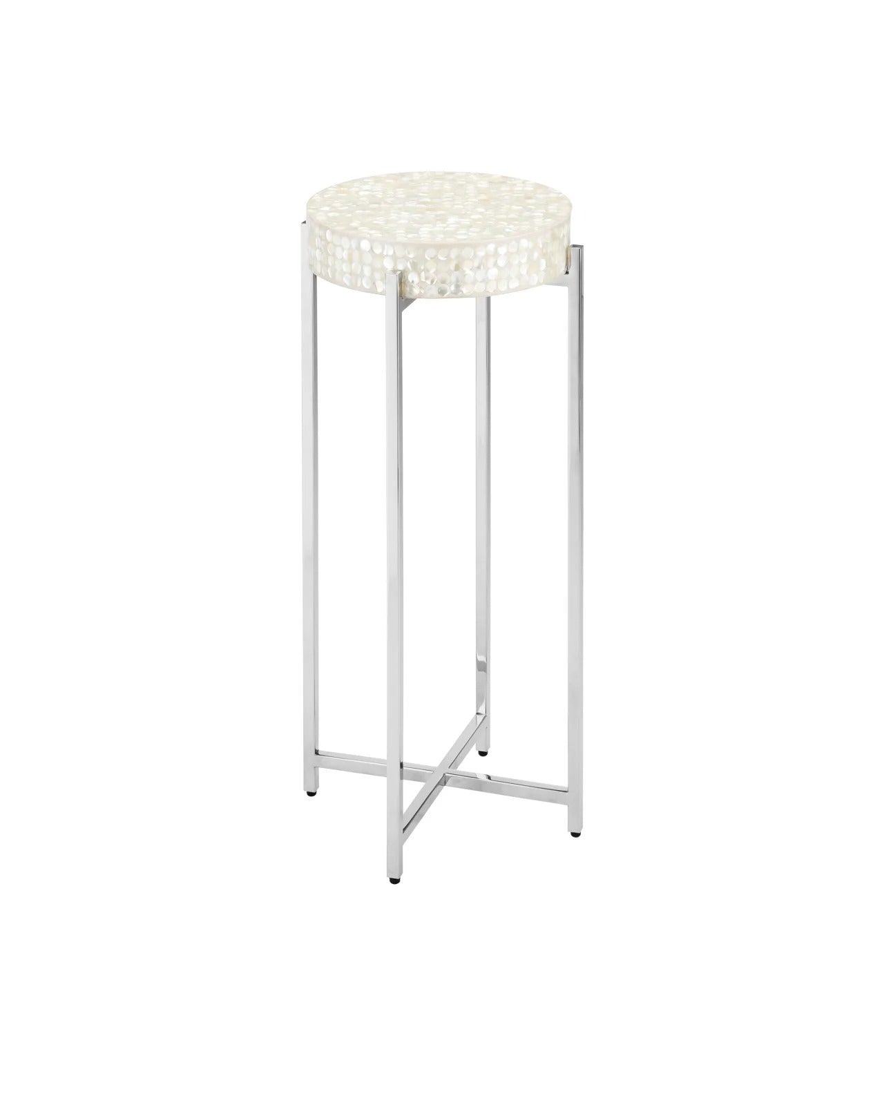Gerri Dot Mother of Pearl Drinks Table - Thumbnail 4