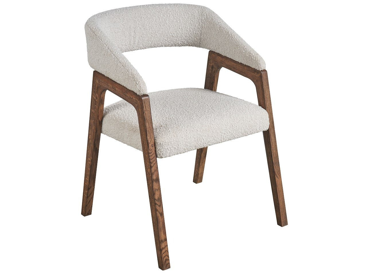 New Modern Barrel Back Dining Chair - Thumbnail 2