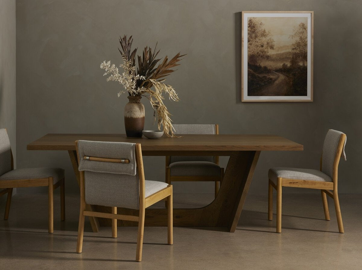 87" Pryor Dining Table - Smoked Grey
