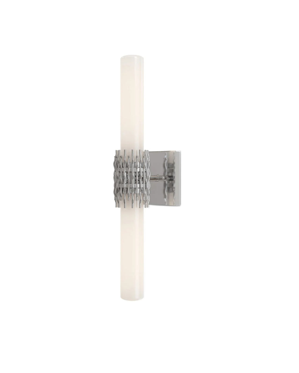 Brietta Nickel Bath Wall Sconce