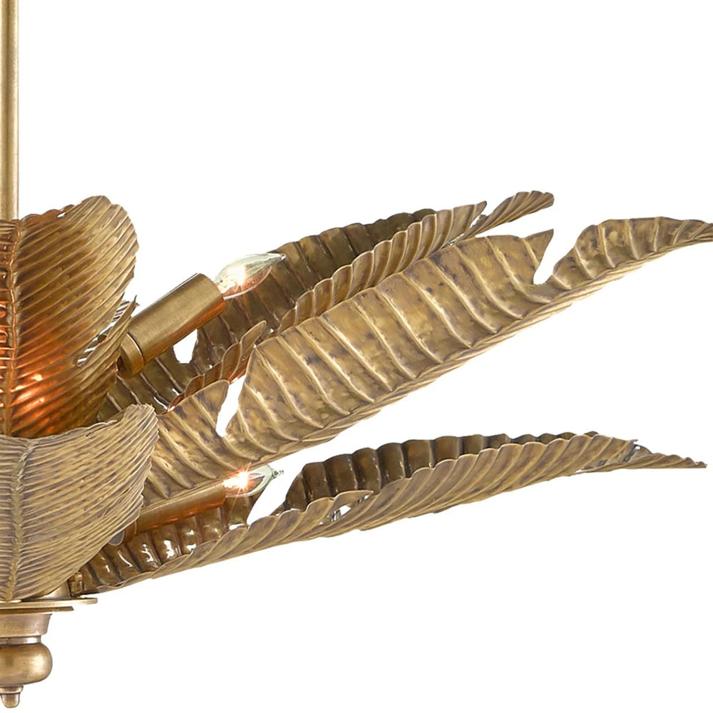 Tropical Gold Semi-Flush Mount