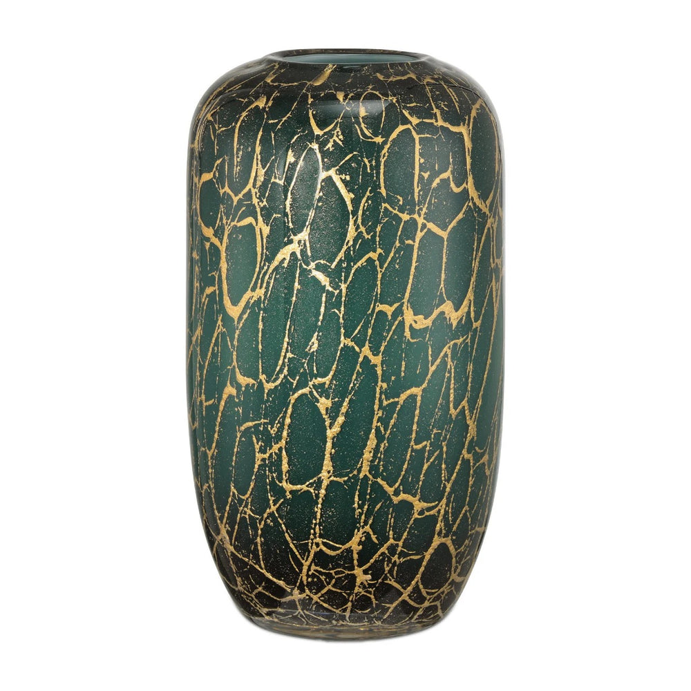 Vitry Green & Gold Vase