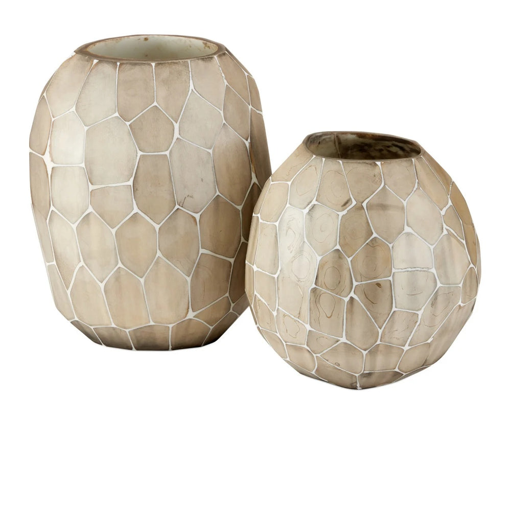 Runnell Glass Vase Set of 2