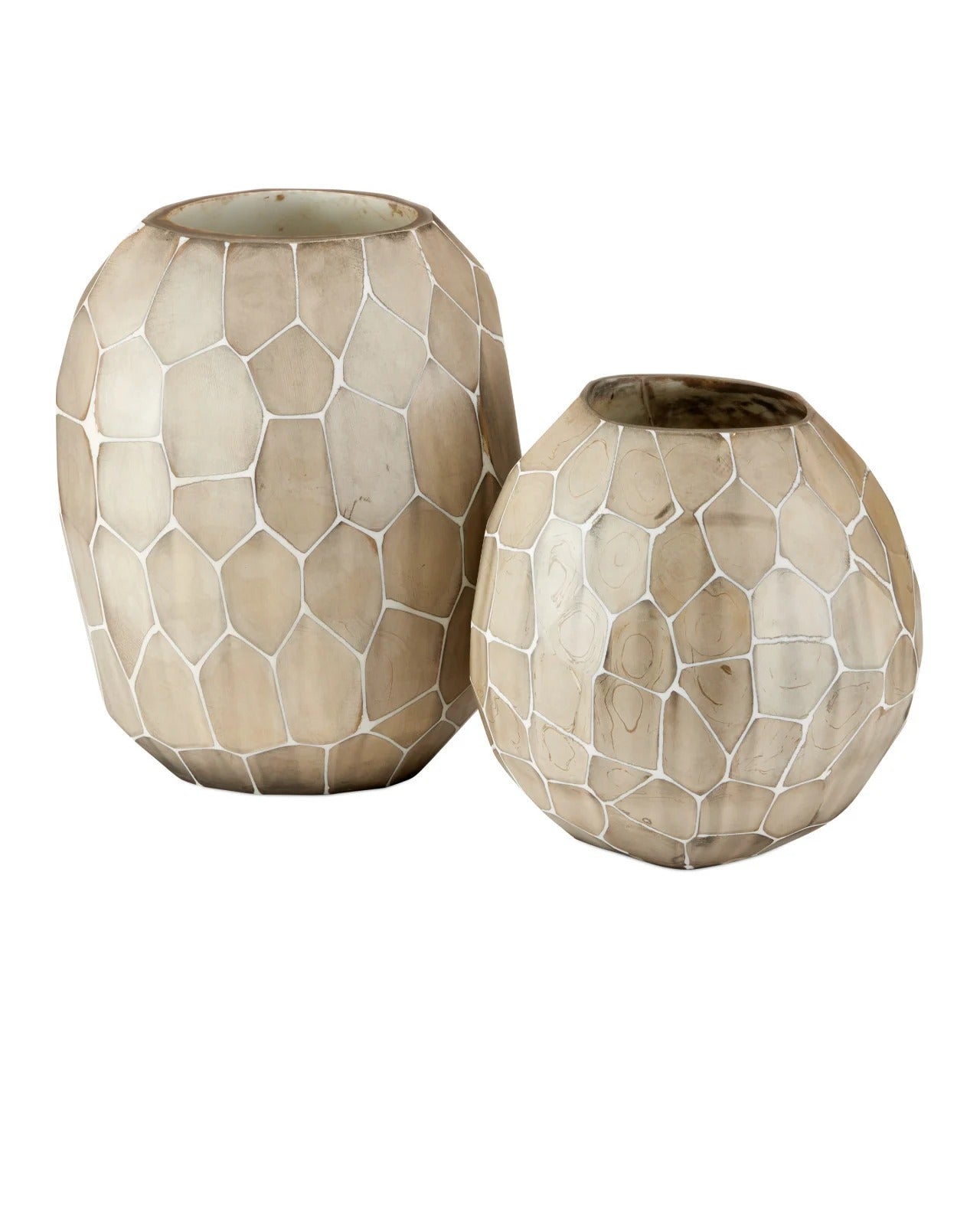 Runnell Glass Vase Set of 2