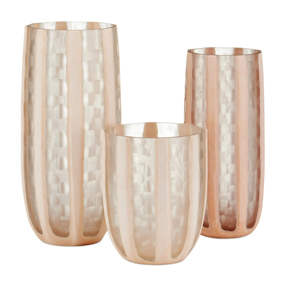 Merletto Glass Vase Set of 3