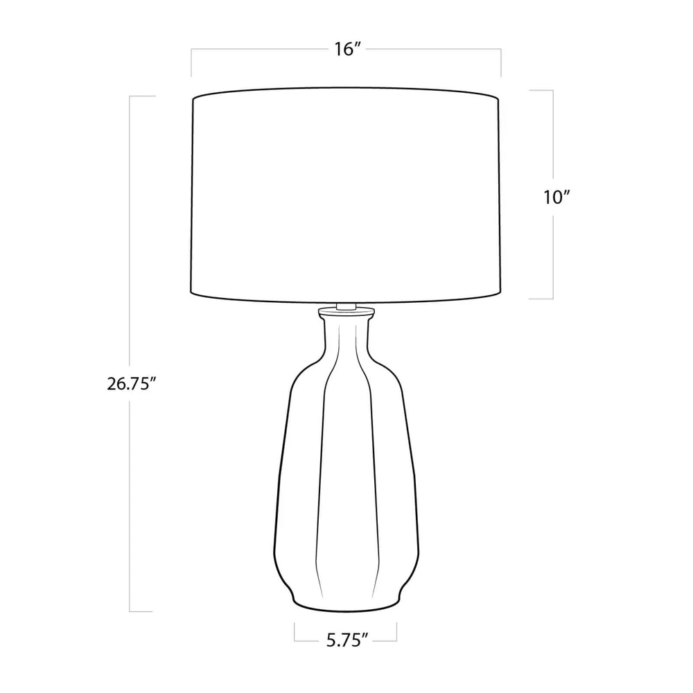 
                      
                        Antigua Ceramic Table Lamp (Blue).
                      
                    