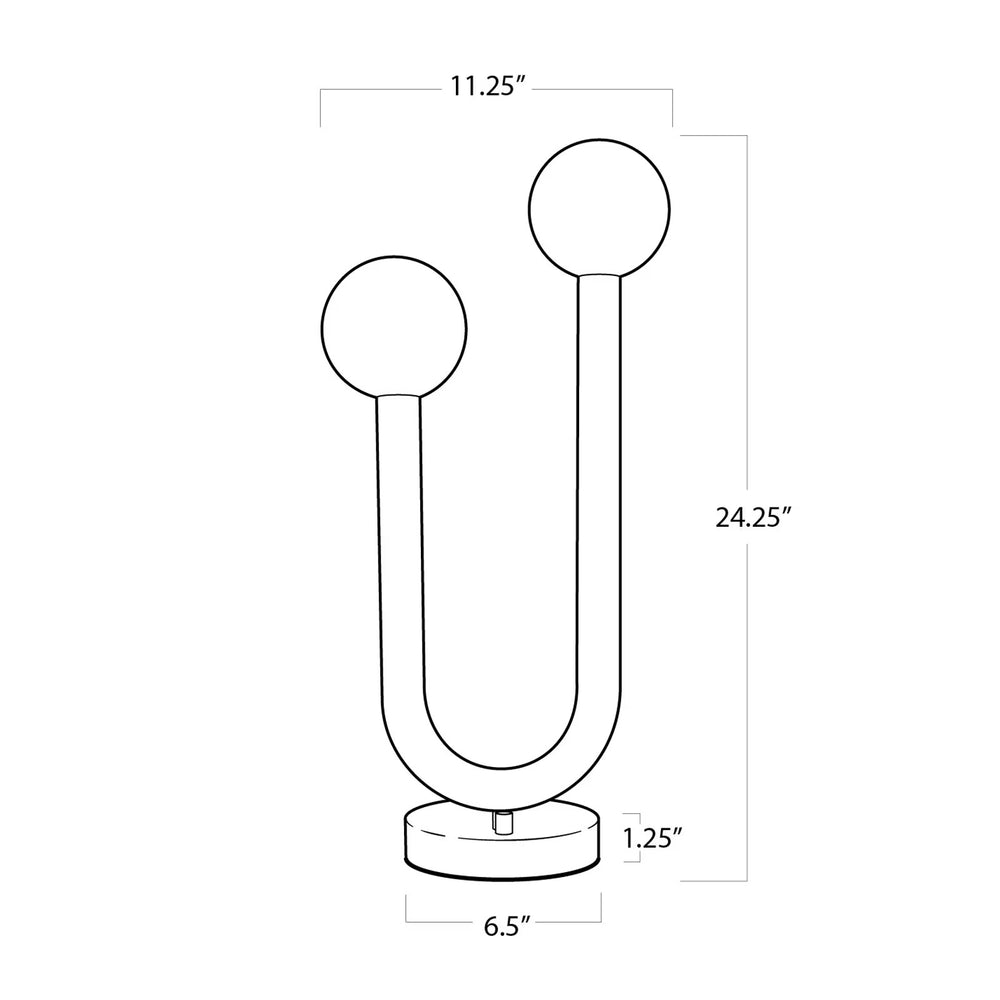 
                      
                        Happy Table Lamp (Polished Nickel)
                      
                    