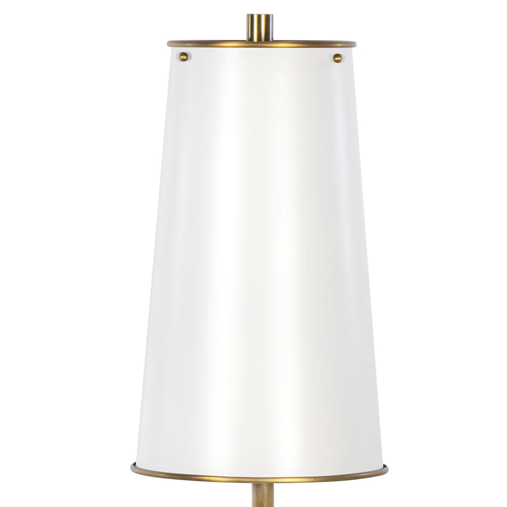 
                      
                        Hattie Concrete Mini Lamp (White and Natural Brass)
                      
                    