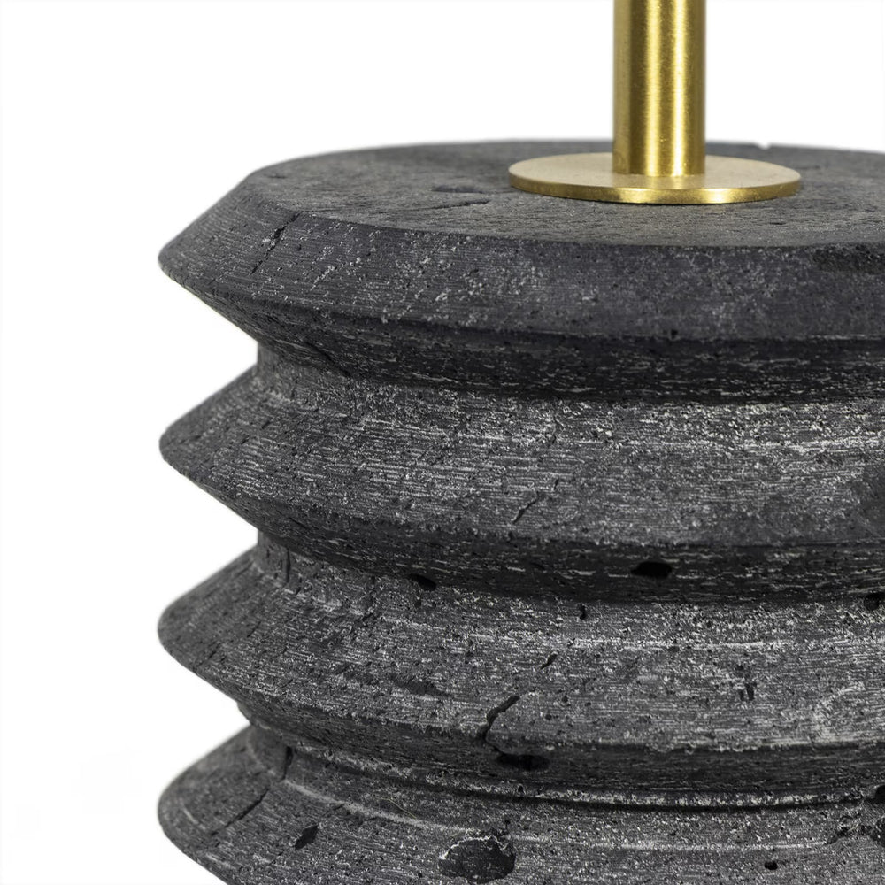 
                      
                        Noir Column Travertine Lamp
                      
                    