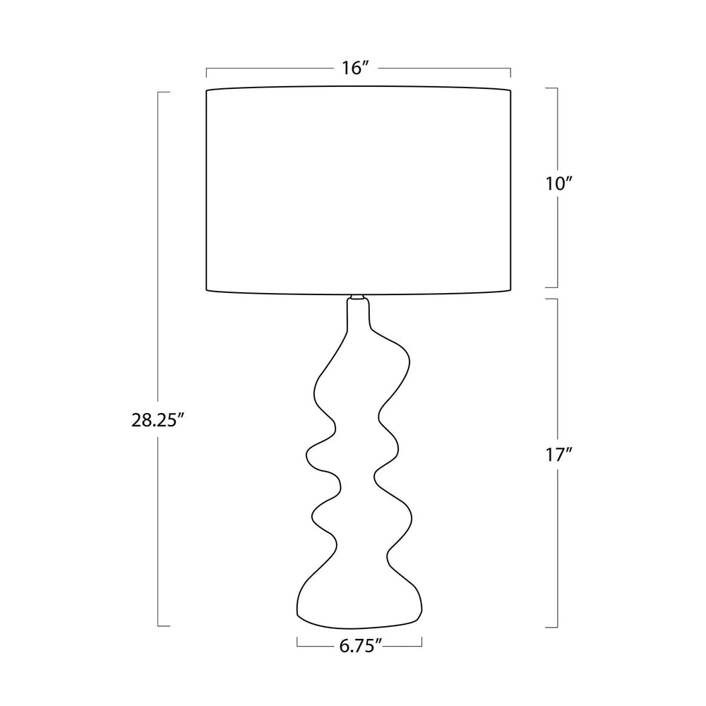 
                      
                        Blobby Table Lamp (Brass).
                      
                    