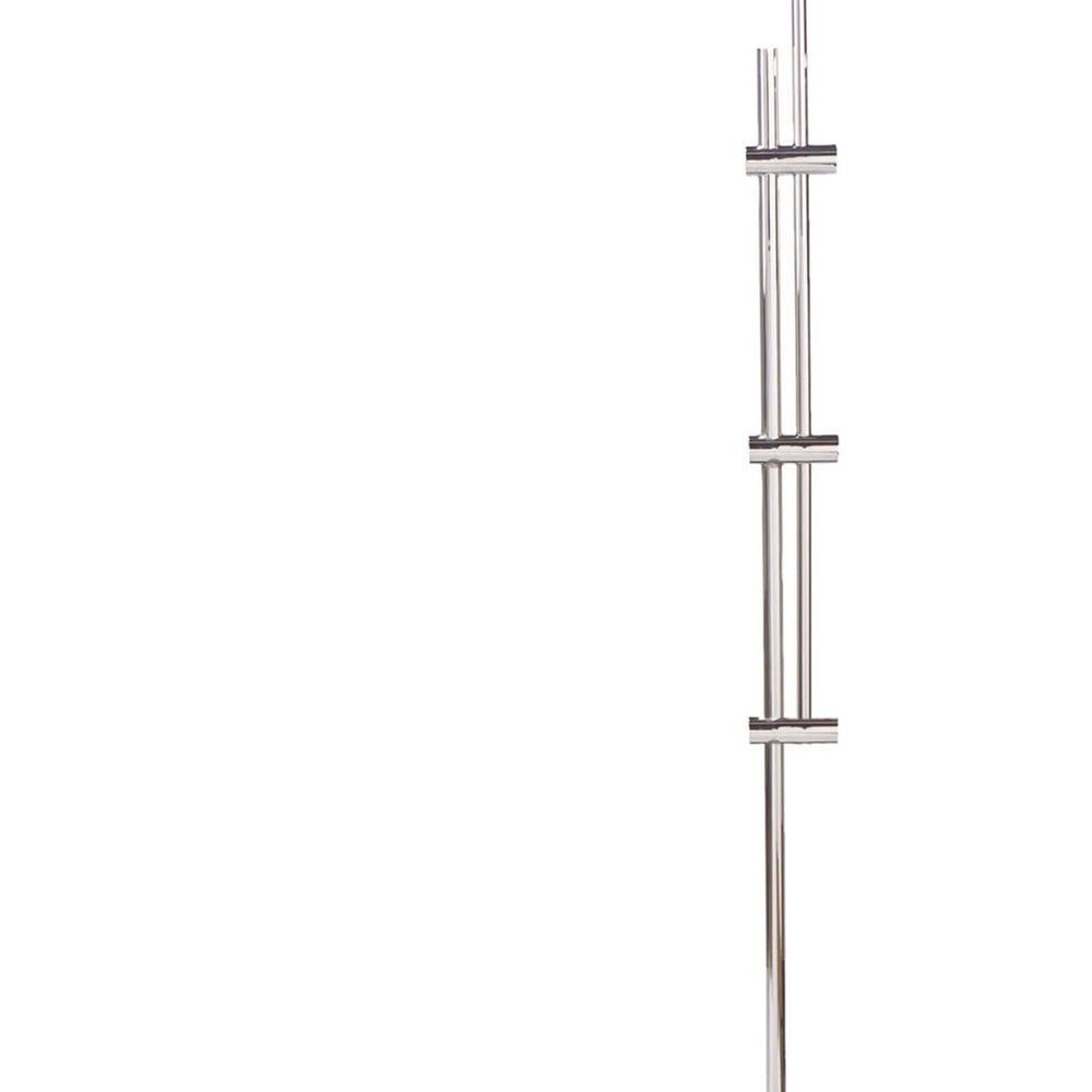 
                      
                        Arc Floor Lamp With Fabric Shade (Polished Nickel).
                      
                    