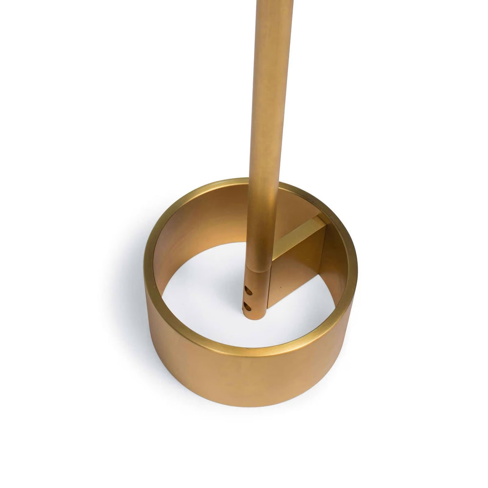 
                      
                        Geo Rectangle Floor Lamp (Natural Brass).
                      
                    