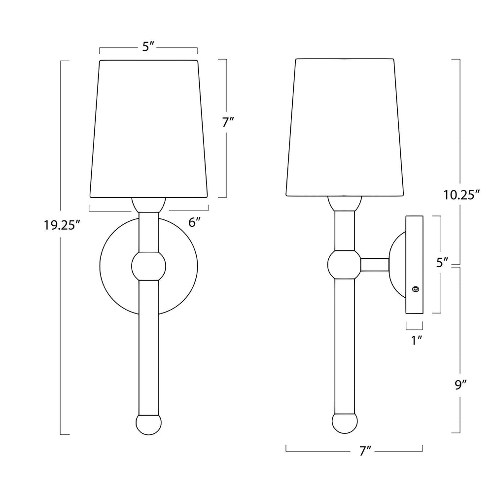 
                      
                        Jameson Sconce (Oil Rubbed Bronze)
                      
                    