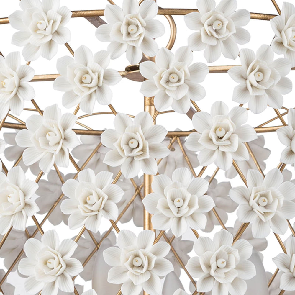 
                      
                        Alice Porcelain Flower Chandelier.
                      
                    