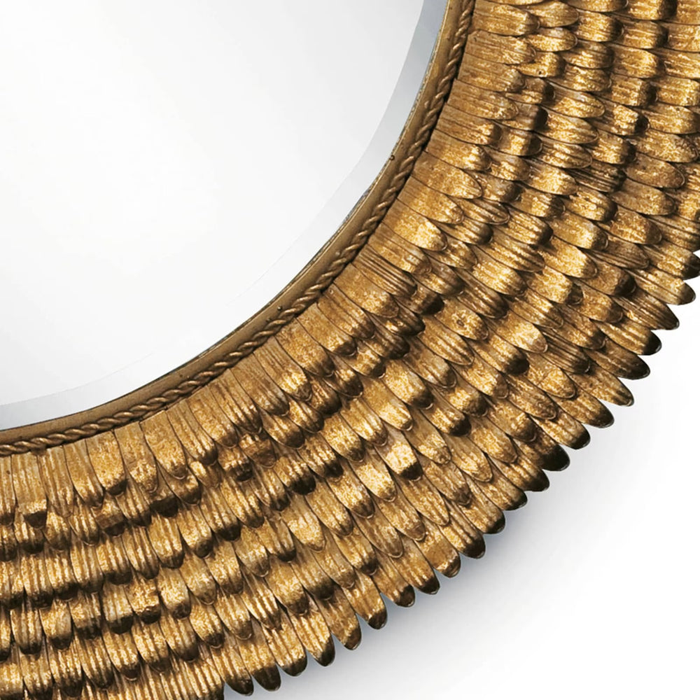 
                      
                        Petal Mirror Small (Gold).
                      
                    