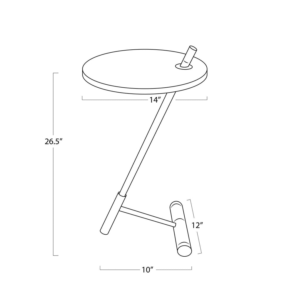
                      
                        Spyder Accent Table (Natural Brass)
                      
                    