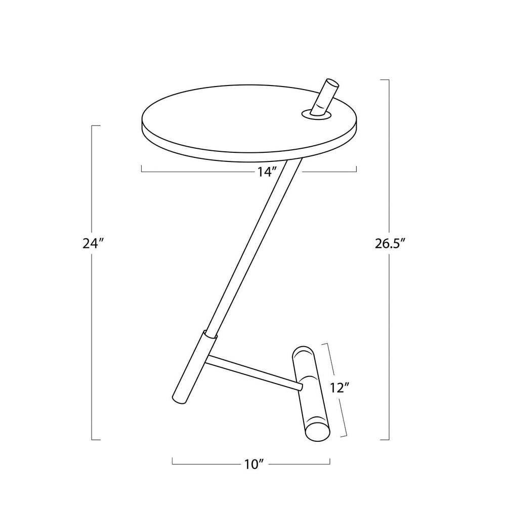 
                      
                        Spyder Accent Table (Polished Nickel)
                      
                    