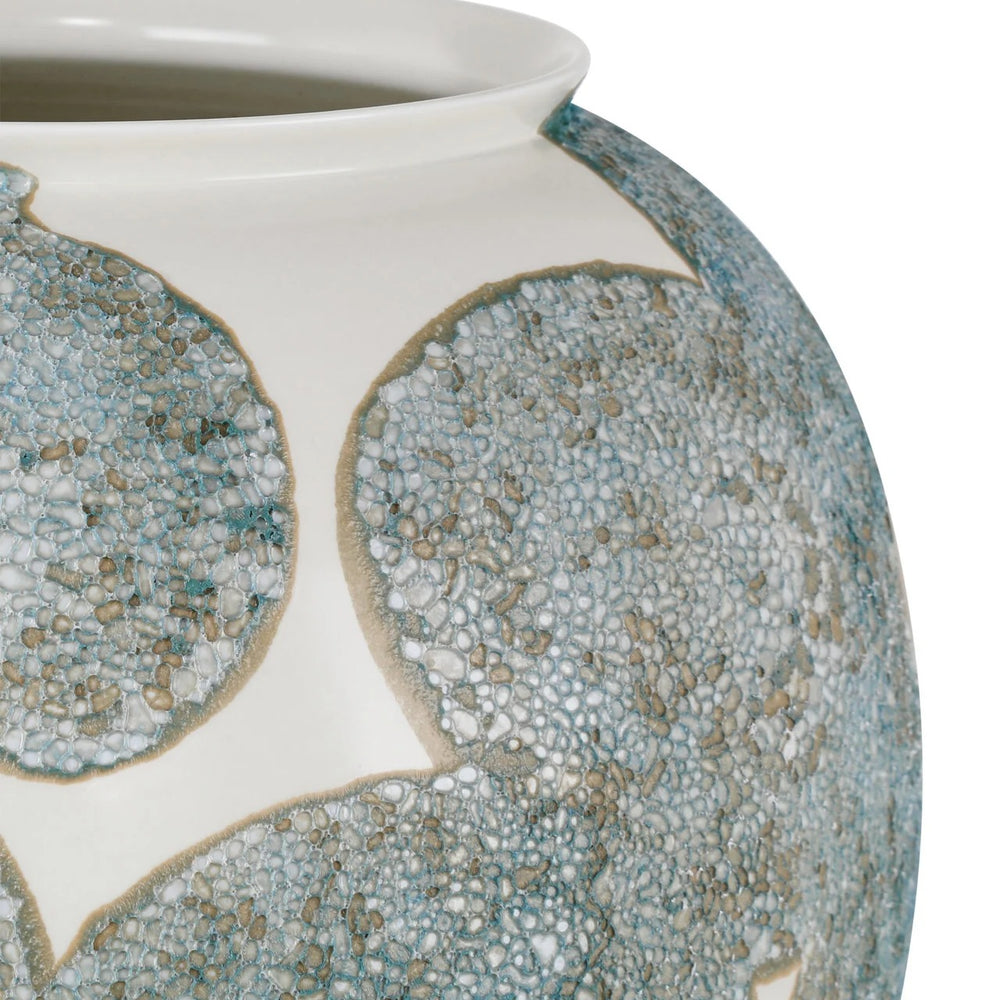 Bloom Blue & Ivory Vase