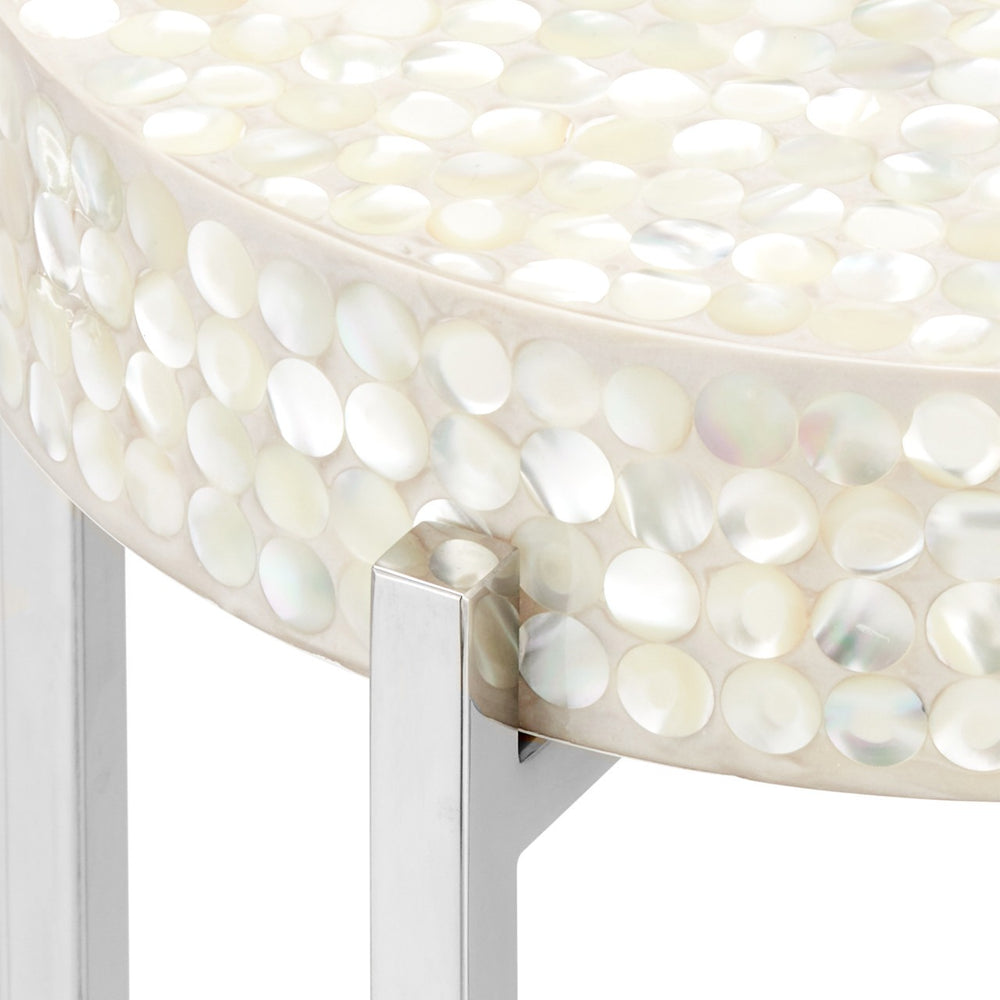 Gerri Dot Mother of Pearl Drinks Table