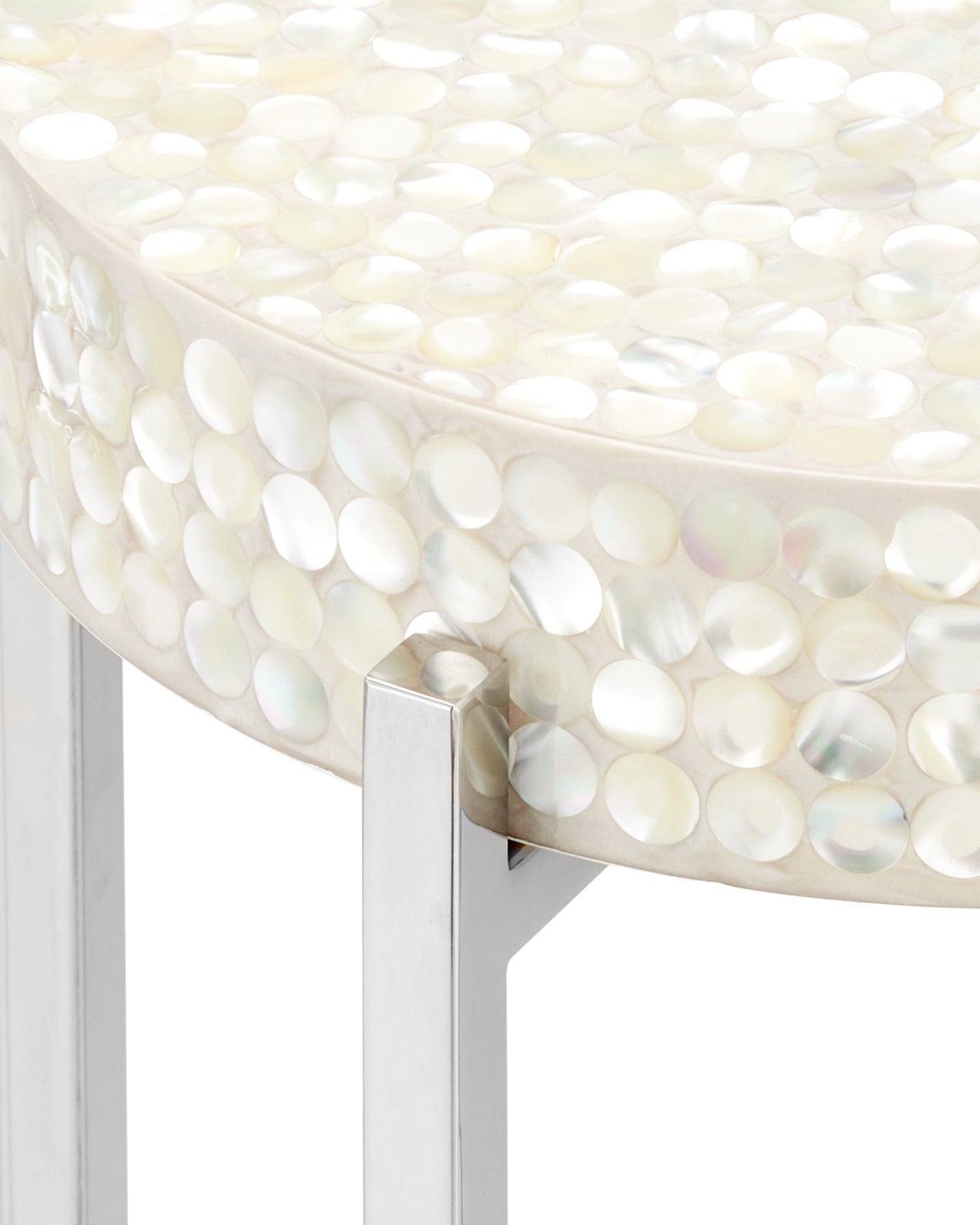 Gerri Dot Mother of Pearl Drinks Table