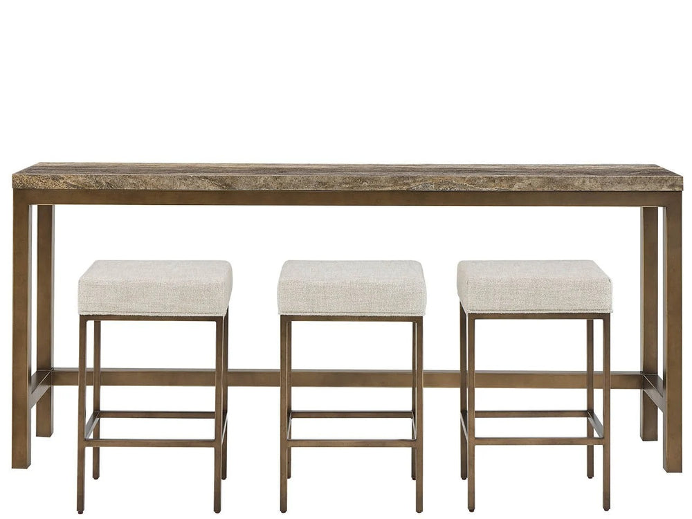 
                      
                        Brindle Console with Stools
                      
                    