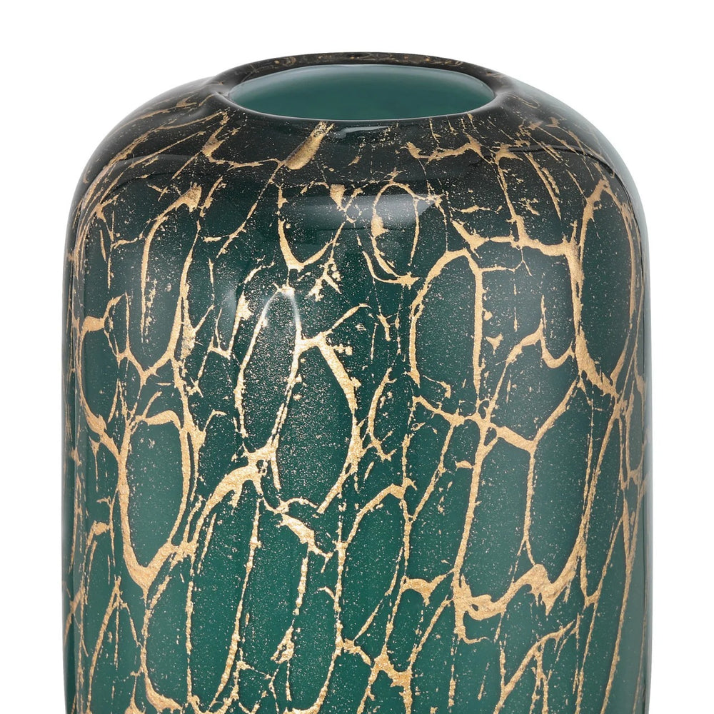 Vitry Green & Gold Vase