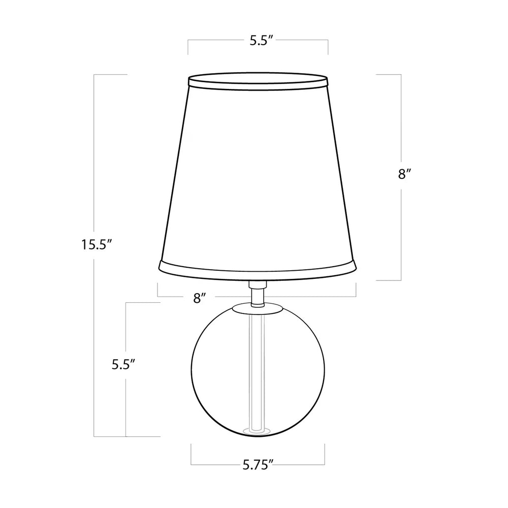 
                      
                        Crystal Mini Sphere Lamp.
                      
                    